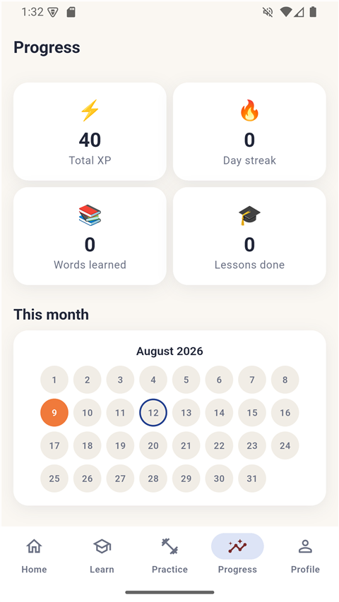 Progress tracking